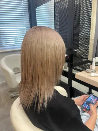 セミロング カラー モテ髪提案します💕 髪質改善宗一郎のヘアスタイル