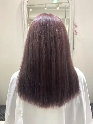 セミロング カラー ducha所属・DUCHA Tomida naoのヘアスタイル