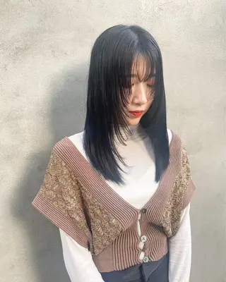 ロング カラー SHICENEケイ レイヤーカット🦋のヘアスタイル