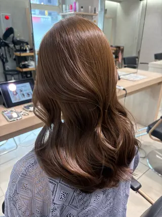 ロング 〖 韓国hair 〗 室岡 咲希のヘアスタイル