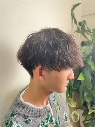 ショート パーマ メンズ WEST OLAND加藤圭介のヘアスタイル