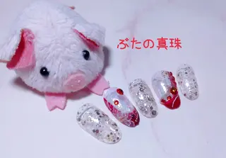 ネイル 林 珠里のネイルデザイン