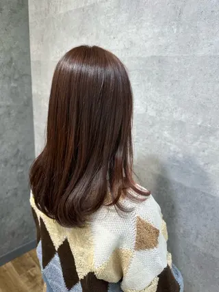 ロング カラー U-ra NAMIのヘアスタイル