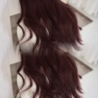 ロング カラー りほ/顔周りカット/ レイヤーカットのヘアスタイル