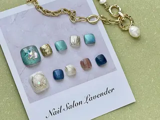 ネイル 佐藤 ニーナ★ラベンダーのネイルデザイン