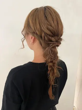 カラー ヘアアレンジ MINT Natsumiのヘアスタイル