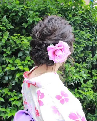 ヘアアレンジ laera 佐藤のヘアスタイル