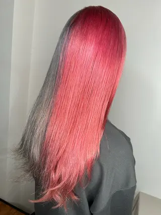 ロング 今村公介 ブリーチ特化、派手髪のヘアスタイル