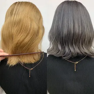 ミディアム カラー Deseo 髪質改善 店長🫧ダイトのヘアスタイル