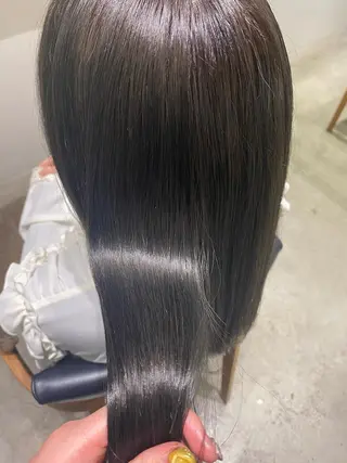 ロング カラー THREE by keep所属・加藤 優紗のヘアスタイル