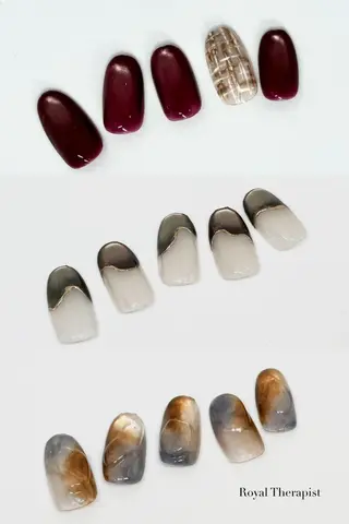 ネイル 【寺岡】 ロイヤル•セラピストのネイルデザイン