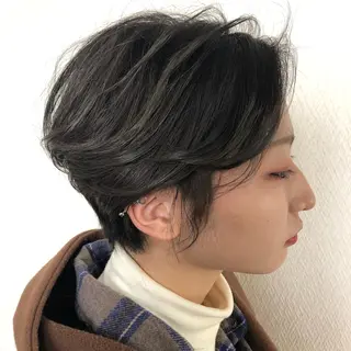 ショート カラー a rikaのヘアスタイル