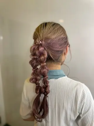 ヘアアレンジ 豊中駅2分 lilyのヘアスタイル