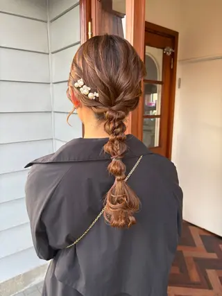 ヘアアレンジ 塔崎 りこのヘアスタイル