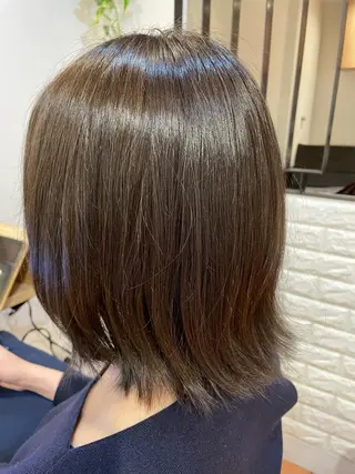 ミディアム カラー 美髪ストレート/ メンズヘア/中田海斗のヘアスタイル