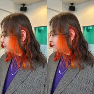 カラー slit kokoroのヘアスタイル