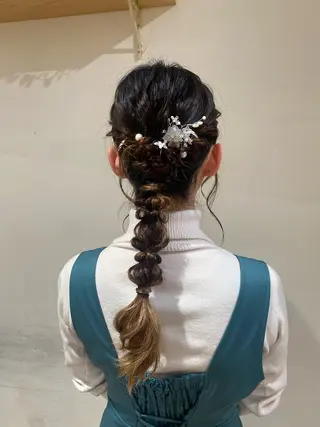 ヘアアレンジ ブリーチ/eye/ カット/ココミ🧚のヘアスタイル