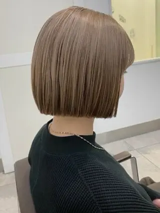ミディアム Lond azur所属・🇰🇷韓国レイヤー 韓国風ボブのヘアスタイル