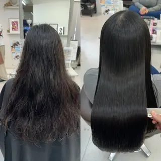 ロング 山崎結菜 🫧透明感カラーのヘアスタイル