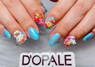 ネイル D‘OPALEサロン所属・長さ出し専門店 上野kkのネイルデザイン