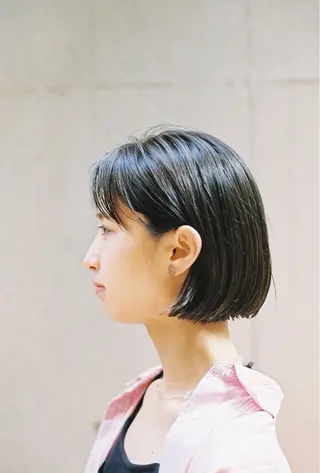 ショート カラー 似合わせカット /パーマ岡本淳平のヘアスタイル