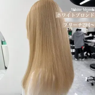 セミロング カラー ヘアアレンジ 【公式】横浜 THREE🤎🕯️のヘアスタイル