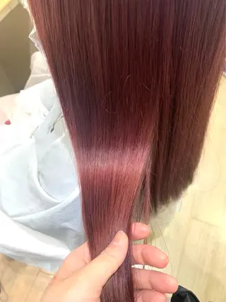 カラー 髪質改善/縮毛矯正/ 暖色カラー💫のヘアスタイル