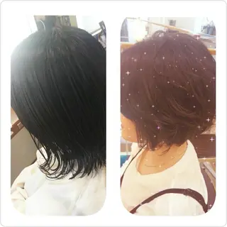 カラー パーマ feel所属・Ogawa maiのヘアスタイル