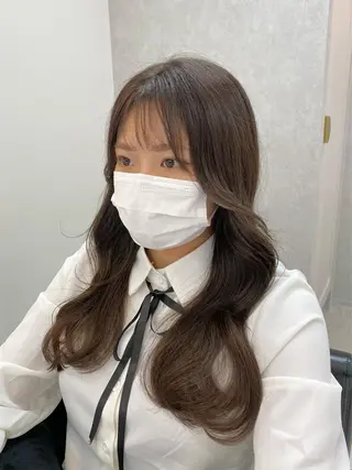 ロング カラー 髪質改善 ヒデのヘアスタイル