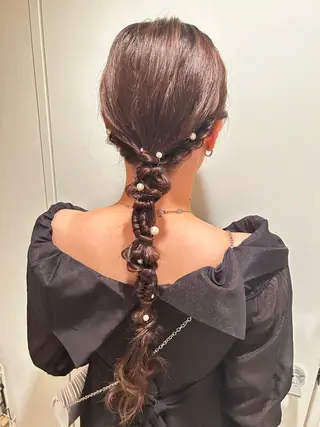 ロング ヘアアレンジ T Ayaのヘアスタイル