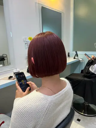 ショート カラー ブリーチカラー 🩵MIZUKIのヘアスタイル