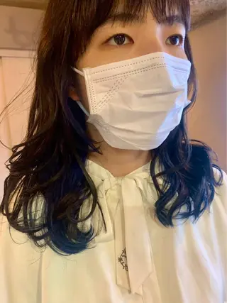 セミロング ⭐️似合わせ⭐️ ほかぞの　りかのヘアスタイル