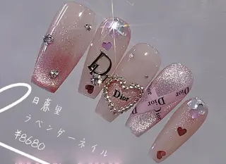 ネイル ラベンダー💖日暮里 ルル💖ネイルのネイルデザイン