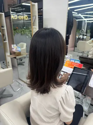 ミディアム ORO 池田店 松永歩莉のヘアスタイル