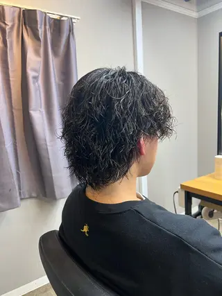 ショート パーマ メンズ est hair mar所属・艶カラー/ツイスパ/ 無造作パーマ　久保のヘアスタイル