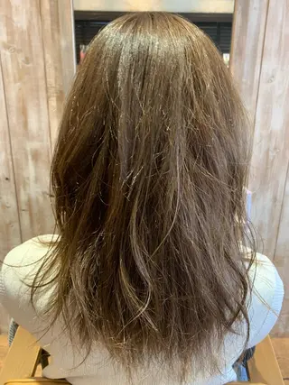 セミロング カラー CHIC 岩下真衣のヘアスタイル