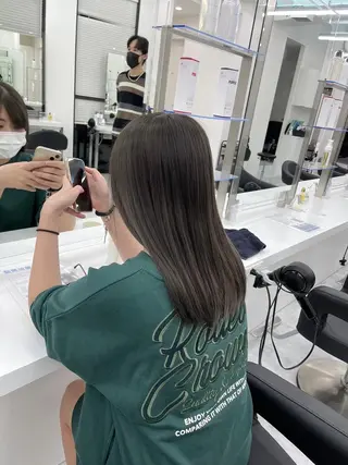 ロング カラー 似合わせハイトーン♡ みつきのヘアスタイル