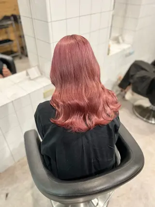 セミロング カラー 韓流トレンドヘア 🎀RINAKO🎀のヘアスタイル