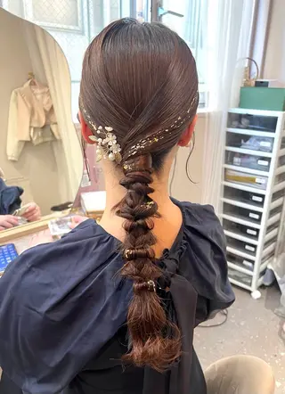 ロング エクステ＆ヘアセット Milaのヘアスタイル