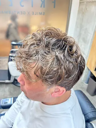パーマ ヘアアレンジ メンズ FRISEUR/山本 美芽のヘアスタイル