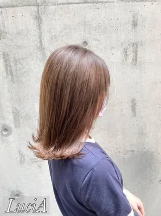 ロング カラー ヘアアレンジ LuciA/エクステ カラーのヘアスタイル