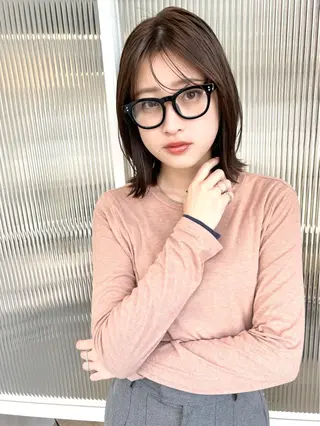 ミディアム 徳永 大樹のヘアスタイル