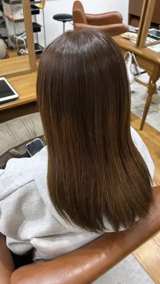 ミディアム 町田 未希のヘアスタイル