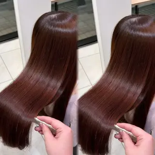 ミディアム カラー 🦋髪質改善カラー/ 美髪矯正🦋Mikiのヘアスタイル