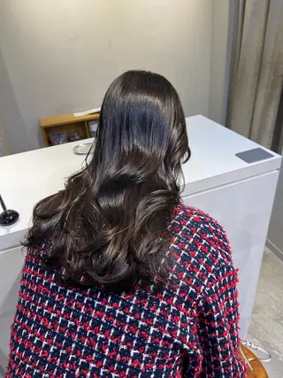 ロング パーマ FILMS所属・宮城 星のヘアスタイル