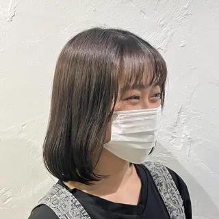 ミディアム 無料カットモデル ユナのヘアスタイル