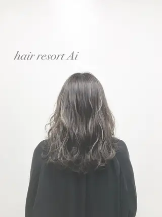 ミディアム カラー エリアNo.1カラー ⭐️hikaru⭐️のヘアスタイル
