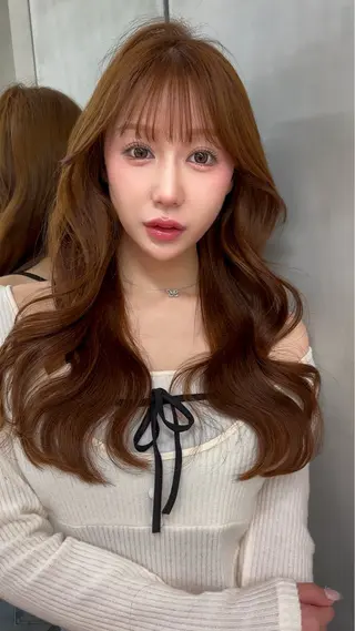 ミディアム カラー 【美髪矯正】 吉村　清志のヘアスタイル