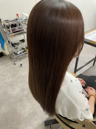 セミロング CARE ．KOBE所属・京谷 日向のヘアスタイル