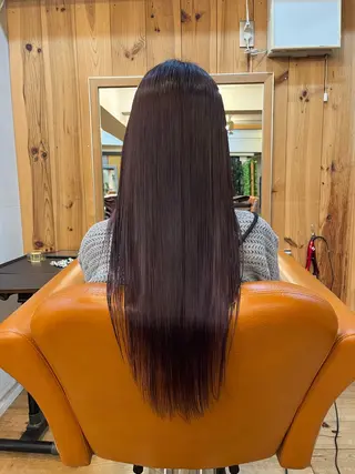 ロング ⚪️髪質改善 縮毛 店長 コウ⚪️のヘアスタイル